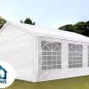  Premium rendezvénysátor, sörsátor 3x6m ponyva PE 180/m2 fehér (18 m2) Újdonság! 